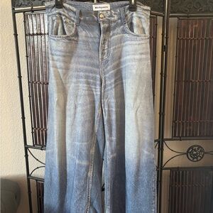 Mila Rosabella Flare Acid Wash Sweatpant Jeans - Medium